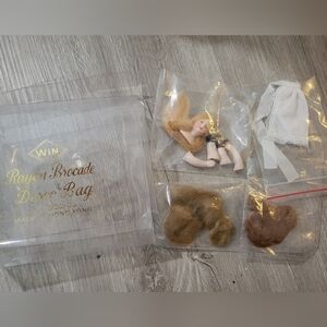 Antique Porcelian/ceramic WIN Blonde Hair Doll Set 9 Pieces